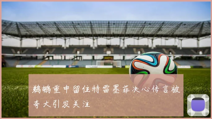 鹈鹕重申留住特雷墨菲决心传言被夸大引发关注